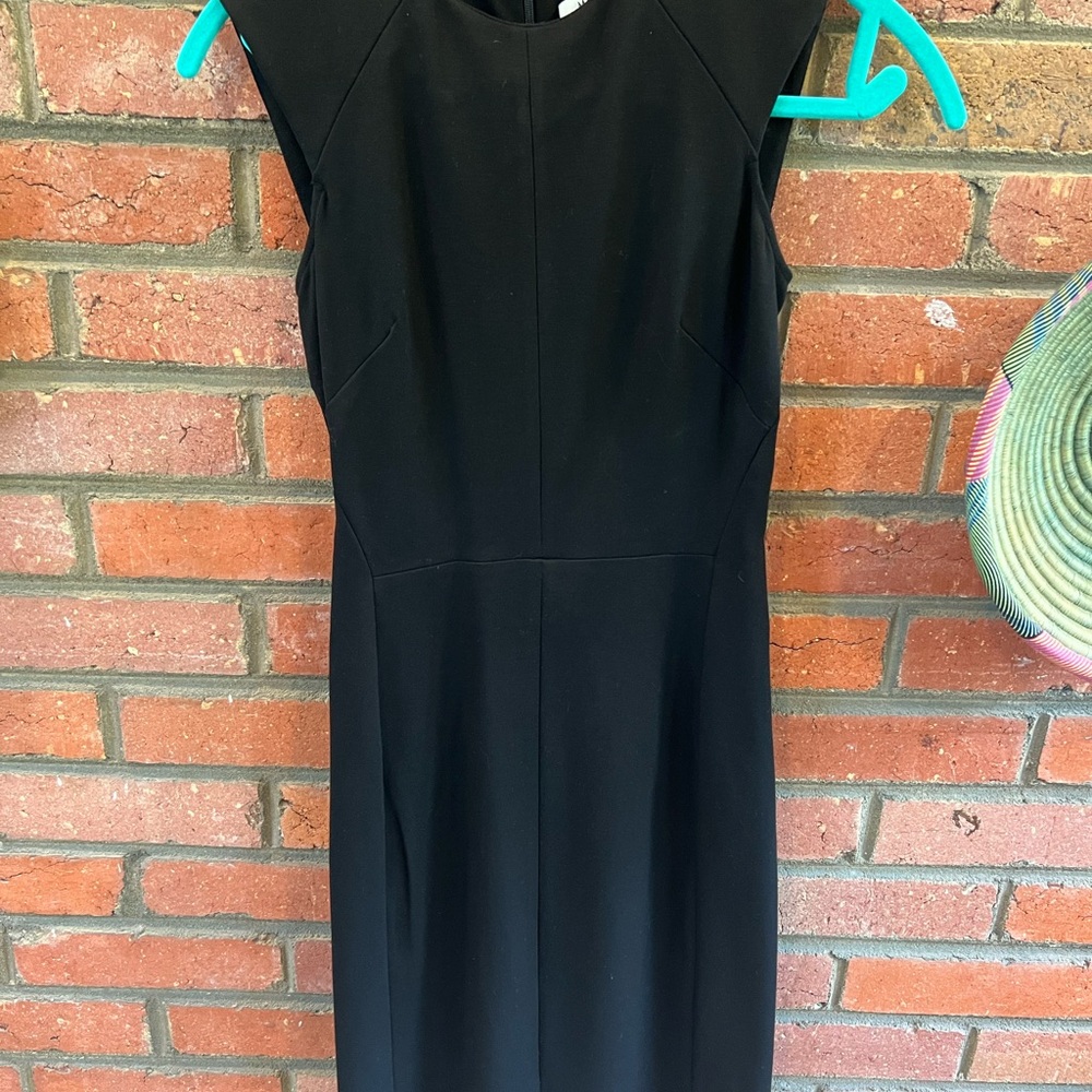 MM Lafleur Classic Black Midi Dress